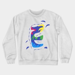 Letter E Crewneck Sweatshirt